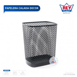 PAPELERA CALADA DECOR