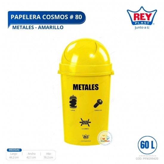 PAPELERA COSMOS # 80 METALES