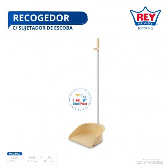 RECOGEDOR C/ SUJETADOR DE ESCOBA