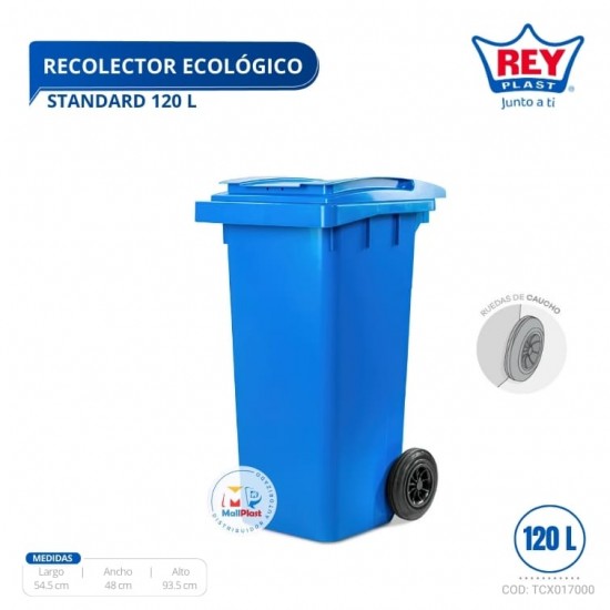 RECOLECTOR ECOLOGICO STANDARD 120 L