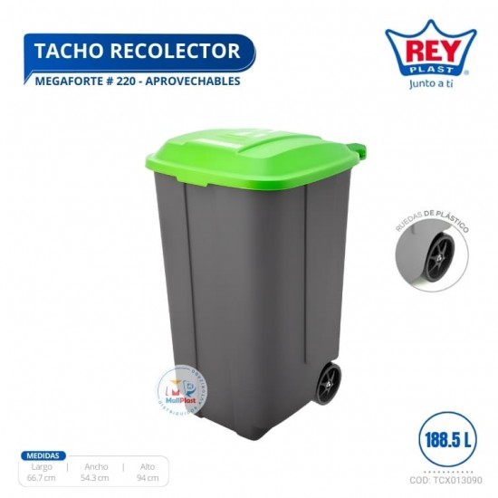 TACHO RECOLECTOR MEGAFORTE # 220 APROVECHABLES