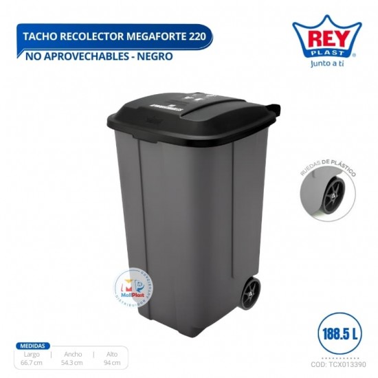 TACHO RECOLECTOR MEGAFORTE # 220 NO APROVECHABLES