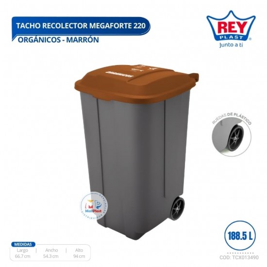 TACHO RECOLECTOR MEGAFORTE # 220 ORGANICOS