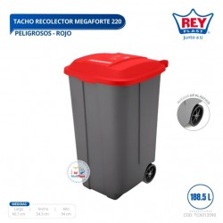 TACHO RECOLECTOR MEGAFORTE # 220 PELIGROSOS