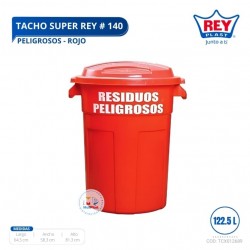 TACHO SUPER REY # 140 PELIGROSOS - ROJO