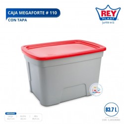 CAJA MEGAFORTE # 110 C/ TAPA