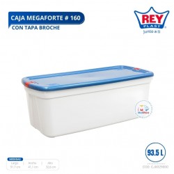 CAJA MEGAFORTE # 180 C/ TAPA