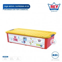 CAJA MOVIL SUPREMA #120 DECORADA C/ TAPA COMERCIAL-NIÑO