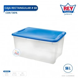 CAJA RECTANGULAR C/ TAPA # 60