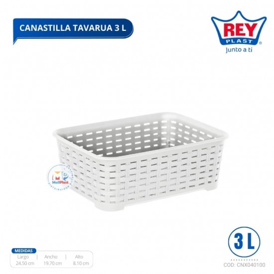 CANASTILLA TAVARUA 3 L