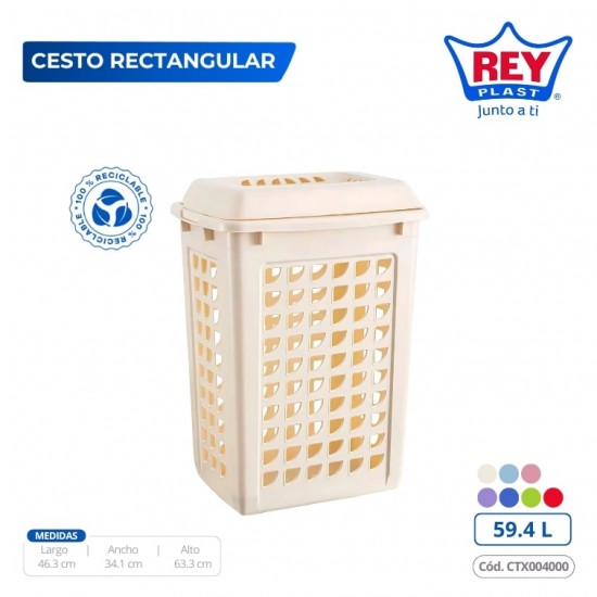 CESTO RECTANGULAR REY