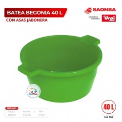 Batea Begonia 40 L C/Jaboneras II