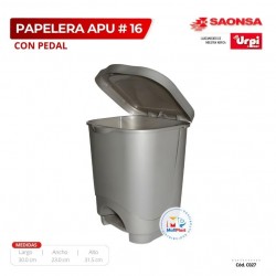 Papelera Apu N°16 C/Pedal