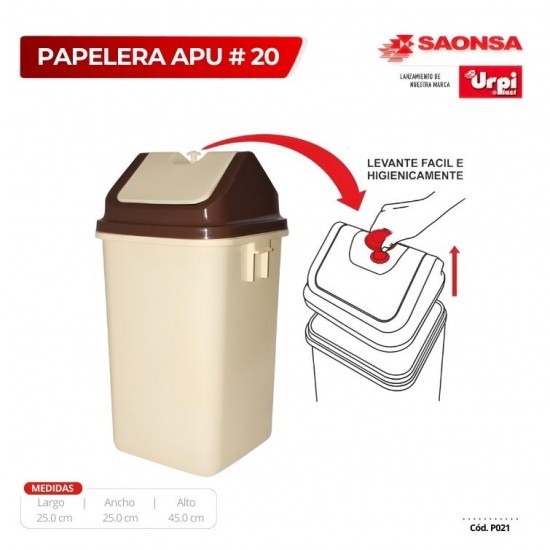 Papelera Apu N° 20