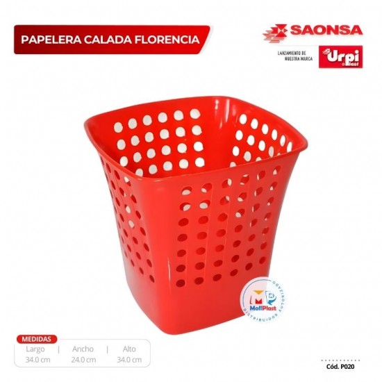 Papelera Calada Florencia