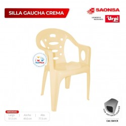 Silla Gaucha Crema