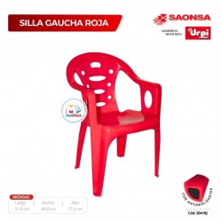 Silla Gaucha Roja