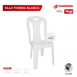 Silla Tonera Blanco