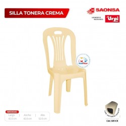 Silla Tonera Crema