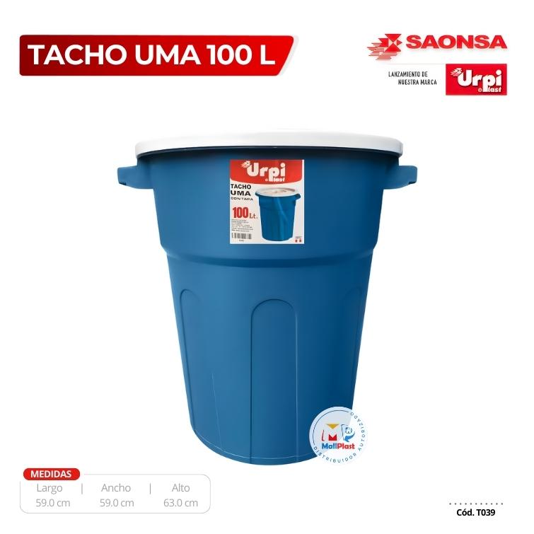 Tacho de basura 100 litros shops